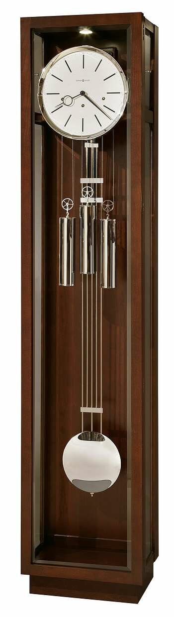 Howard Miller 611-210 Cameron Floor Clock in Cherry Bordeaux