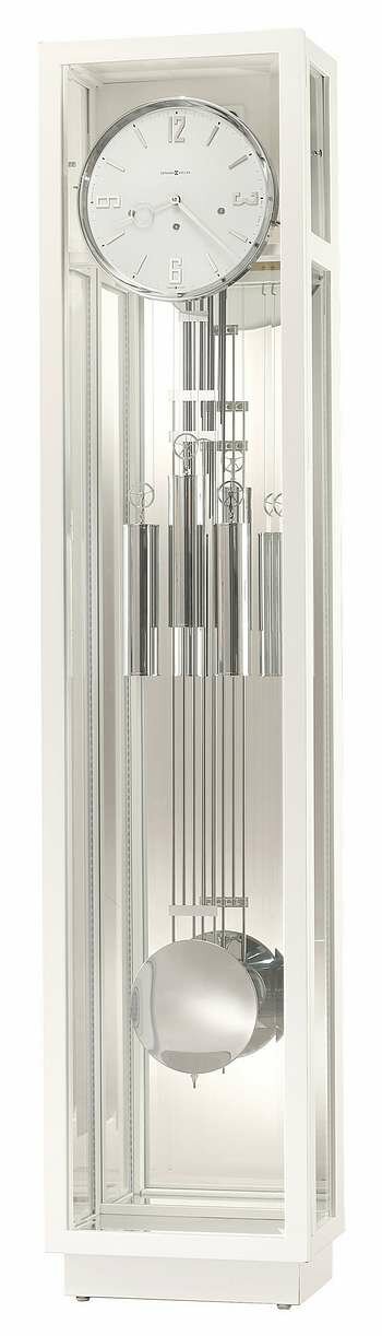 Howard Miller 611-213 Cameron IV Floor Clock in High Gloss White