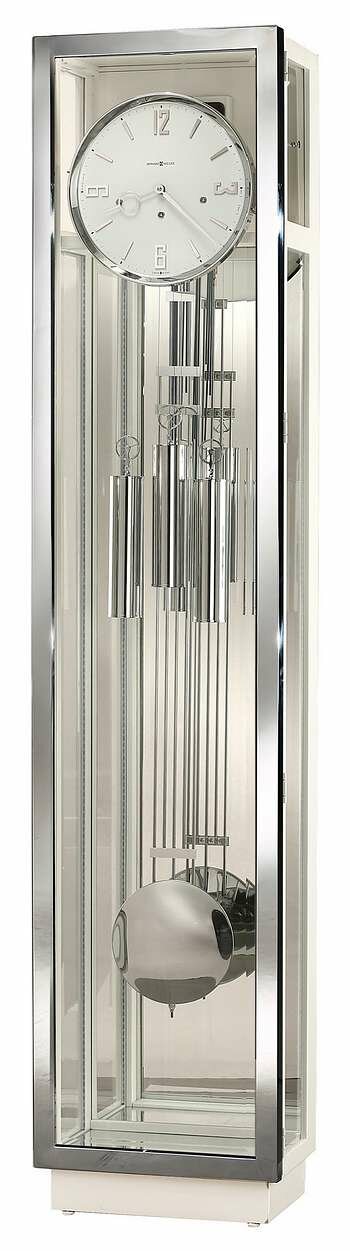 Howard Miller 611-219 Quinten III Floor Clock in High Gloss White