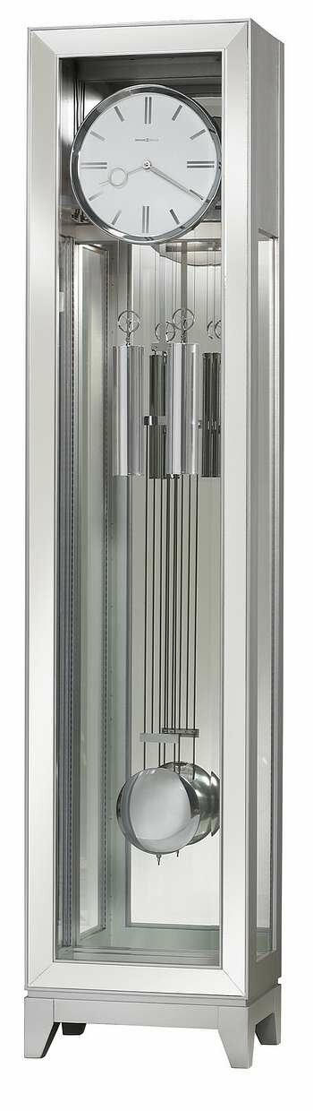 Howard Miller 611-236 Blayne Floor Clock in Silver