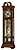 Howard Miller 611-240 Terance Floor Clock in Cherry Bordeaux