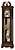 Howard Miller 611-242 Harland 89th Anniversary Floor Clock in Cherry Bordeaux