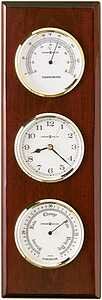 Howard Miller 15" Shore Station Weather & Maritime Wall Clock 625-249