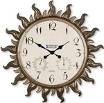 Howard Miller 21.5" Sunburst Outdoor Weather Wall Clock - 5023