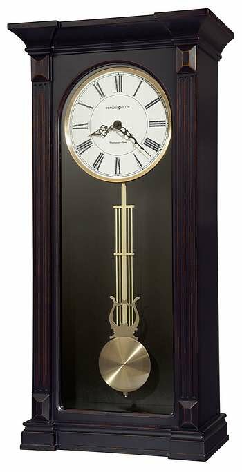 Howard Miller 625-603 Mia Worn Black Wall Clock