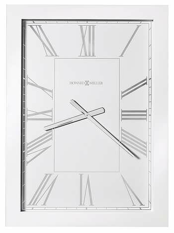 Howard Miller 625-604 Milo Wall Clock in High Gloss White