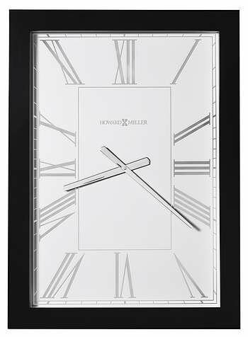 Howard Miller 625-605 Milo II Wall Clock in High Gloss Black