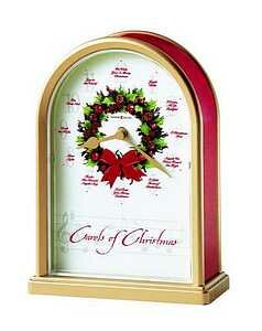 Howard Miller Carols of Christmas II Table Clock - 645-424