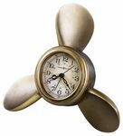 Howard Miller Propeller Alarm Weather & Maritime Table Clock - 645-525