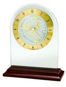 Howard Miller World Time Arch Table Clock - 645-603