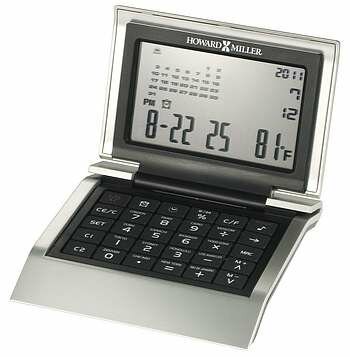 Companion World Clock & Calculator Table Clock - 645-725