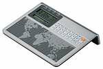 Howard Miller 645-761 Atlas World Clock & Calc Table Top Clock