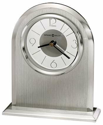 Howard Miller 645-766 Argento Table Top Clock