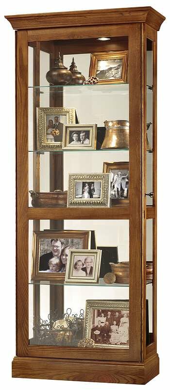 Howard Miller 680-478 Berends II Curio Cabinet in Camden Oak