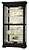 Howard Miller 680-538 Tyler II Curio Cabinet in Black Satin