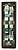 Howard Miller 680-568 Melissa III Curio Cabinet in Espresso