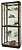 Howard Miller 680-575 Jayden Curio Cabinet in Espresso