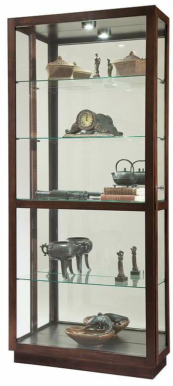 Howard Miller 680-575 Jayden Curio Cabinet in Espresso
