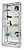 Howard Miller 680-576 Jayden II Curio Cabinet in Silver