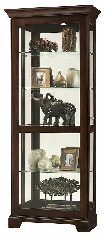 Howard Miller 680-579 Berends III Curio Cabinet in Espresso