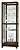 Howard Miller 680-588 Luke Curio Cabinet in Espresso