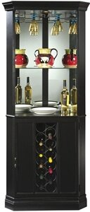 Howard Miller 76" Piedmont II Corner Wine Cabinet - 690-003