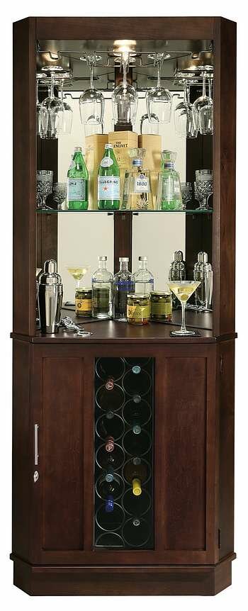 Howard Miller 690-034 Pleasant Valley II Curio Cabinet in Espresso