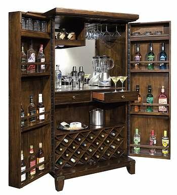 Rogue Valley Wine & Bar Cabinet - 695-122