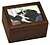 Howard Miller 800136 Fidelis Pet Funeral Urn in Windsor Cherry