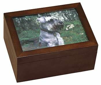 Howard Miller 800137 Fidelis Pet Funeral Urn in Windsor Cherry