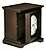 Howard Miller 800139 Tribute Mantel Clock Funeral Urn in Black Coffee