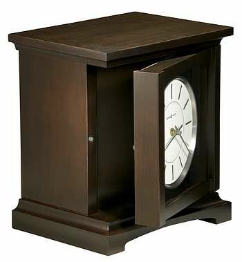 Howard Miller 800139 Tribute Mantel Clock Funeral Urn in Black Coffee