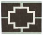 White Cross Wool Rug 8' X 10'