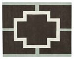 White Cross Wool Rug 8' X 10'