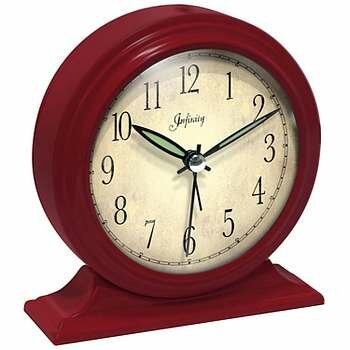 Infinity Instruments Boutique Red Alarm Clock - 10415RD-2584