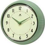 Infinity 9.5" The Retro in Green Clock - 10940-GREEN