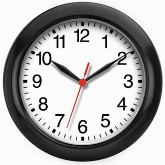 Infinity 8" The Focus Clock - 11316BK-830
