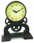 Infinity Rusty Gears Table Clock - 11828
