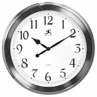 Infinity 20.5" The Argent Clock - 12149BN-1567