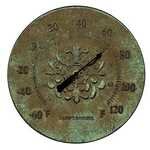Infinity 10" Weather Medallion Verde Thermometer - 12601RSC