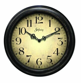 Infinity 12" The Precedent Clock - 12884BK-2732