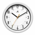 Infinity 8" Facile in White Clock - 13237WH-2456