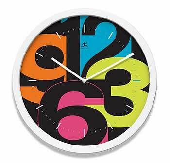 Infinity Instruments Mojo Aglow Clock - 13388WH-3510