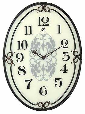 Infinity Instruments Pristine - Glass Wall Clock - 13953