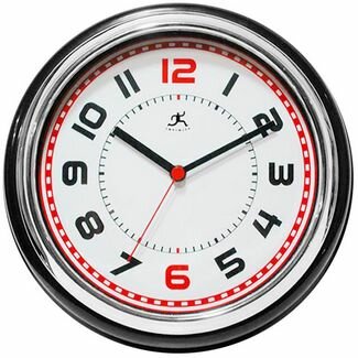Infinity 11.75" Boss Clock - 14014BK-3141