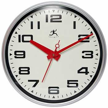 Infinity Instruments Lexington Avenue Clock - 14097SV-3282
