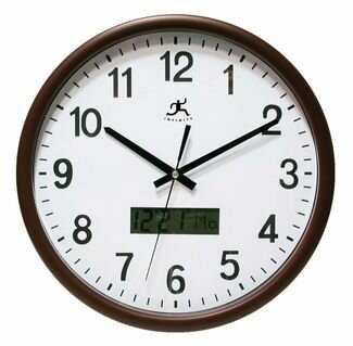 Infinity 13.5" Datekeeper Clock - 14113BR-3182