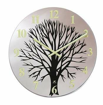 Infinity Instruments Topiary Glass Wall Clock - 14135