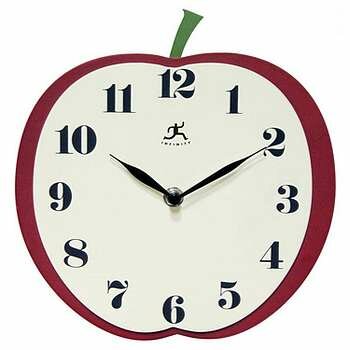 Infinity Instruments Apple Slice Wall Clock - 14316