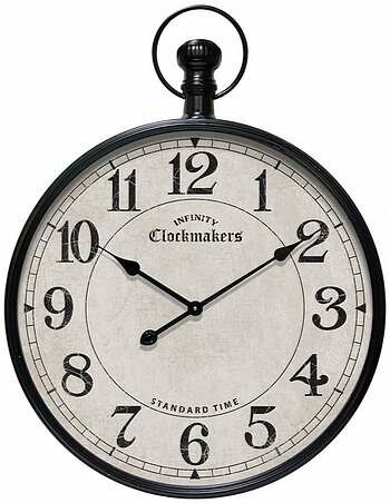 Infinity 30" Grand Central Clock - 14509BK-3556